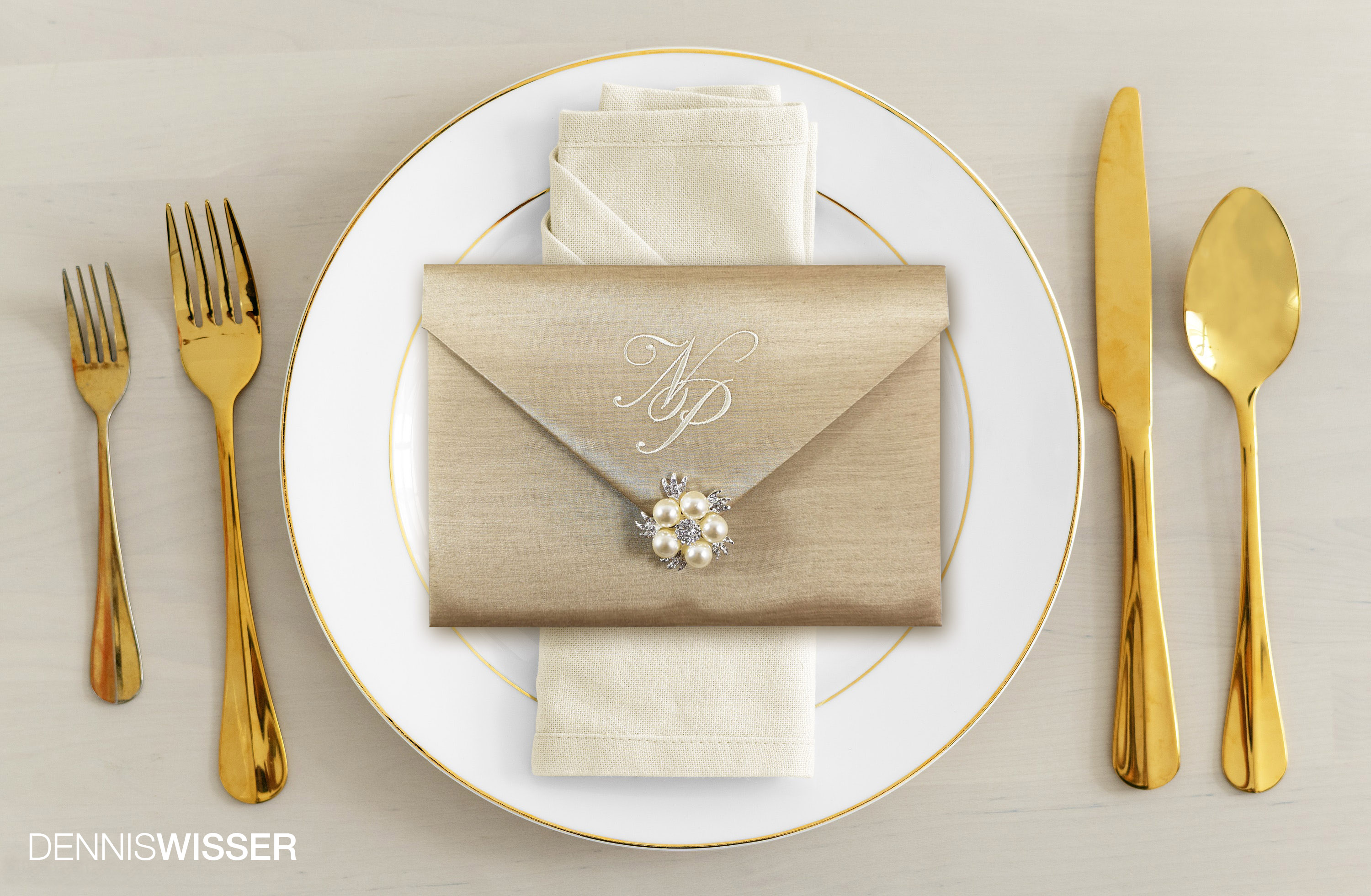 Custom wedding invitation