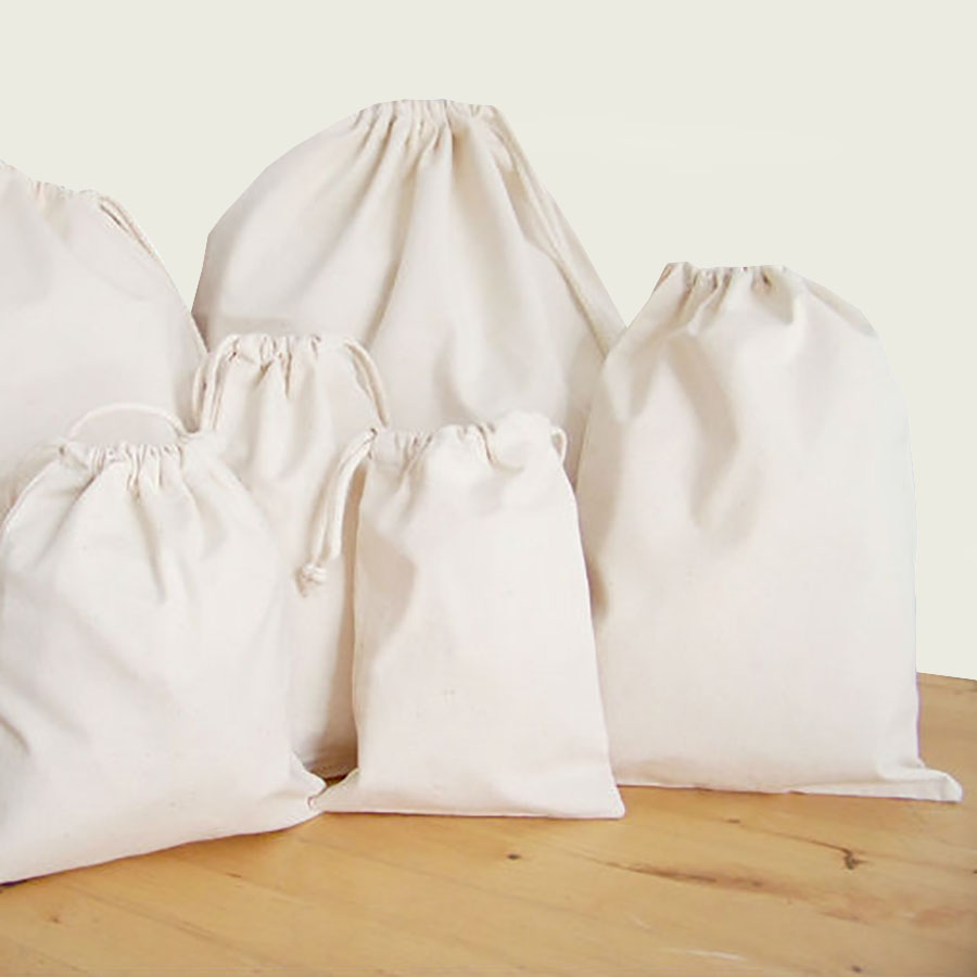 Cotton Drawstring Bags For Your Eco Bag Wholesale Requirements
