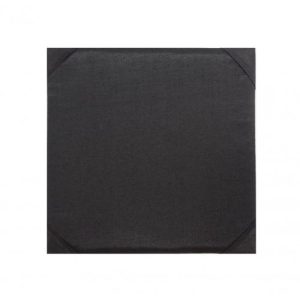 6x6 inches silk pad in black