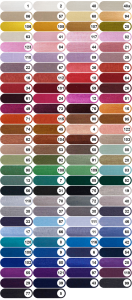 Silk color chart