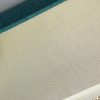 Detail view of a silk invitation envelope