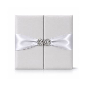Silk Gatefold Wedding Invitation Folder