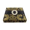 Brocade silk wedding invitation box