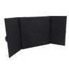 Gate fold invitation in black with pockets