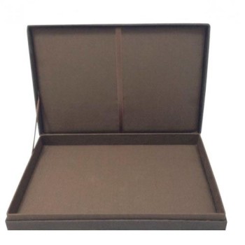 Silk wedding invitation box