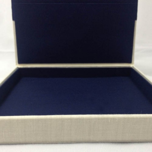 Luxury linen box for wedding cards