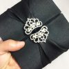 luxury black invitation folder