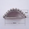 SILVER LUXURY RHINESTONE BUCKLE DESIGN - Image 4