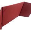 red gate folder with pockets and ribbon holder
