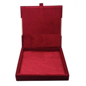 Red velvet invitation box
