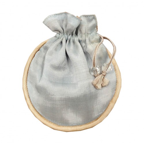Silk wedding favor bag