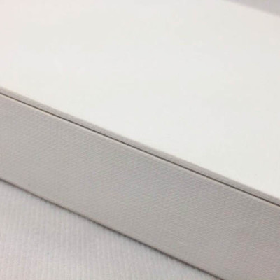 Hand-made White Hinged Lid Box For Wedding, Invitation & Gift - Luxury 