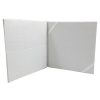 Crystal Brooch Embellished White Lace Invitation Folder - Image 6