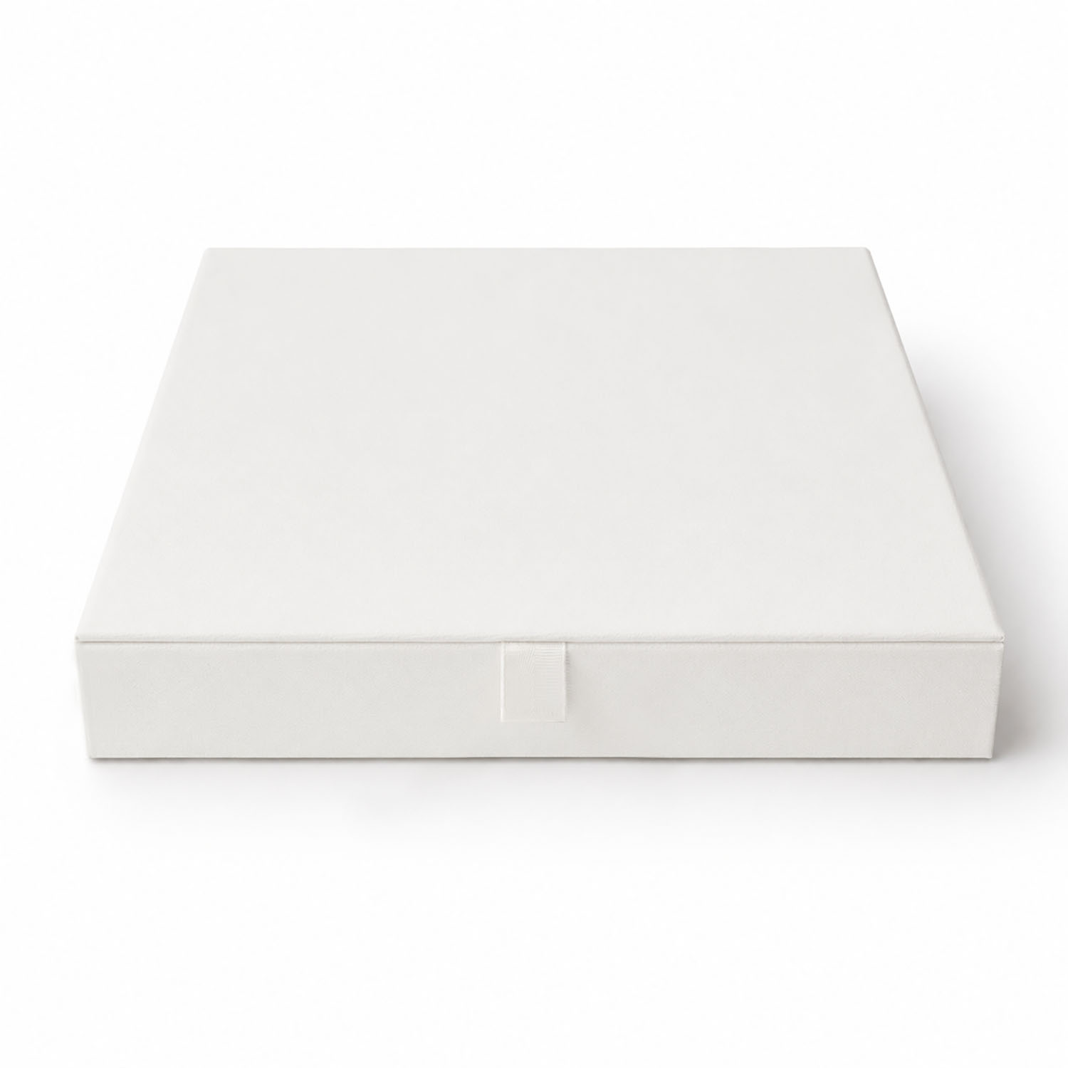 white paper wedding invitation box