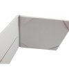 White silk invitation folder
