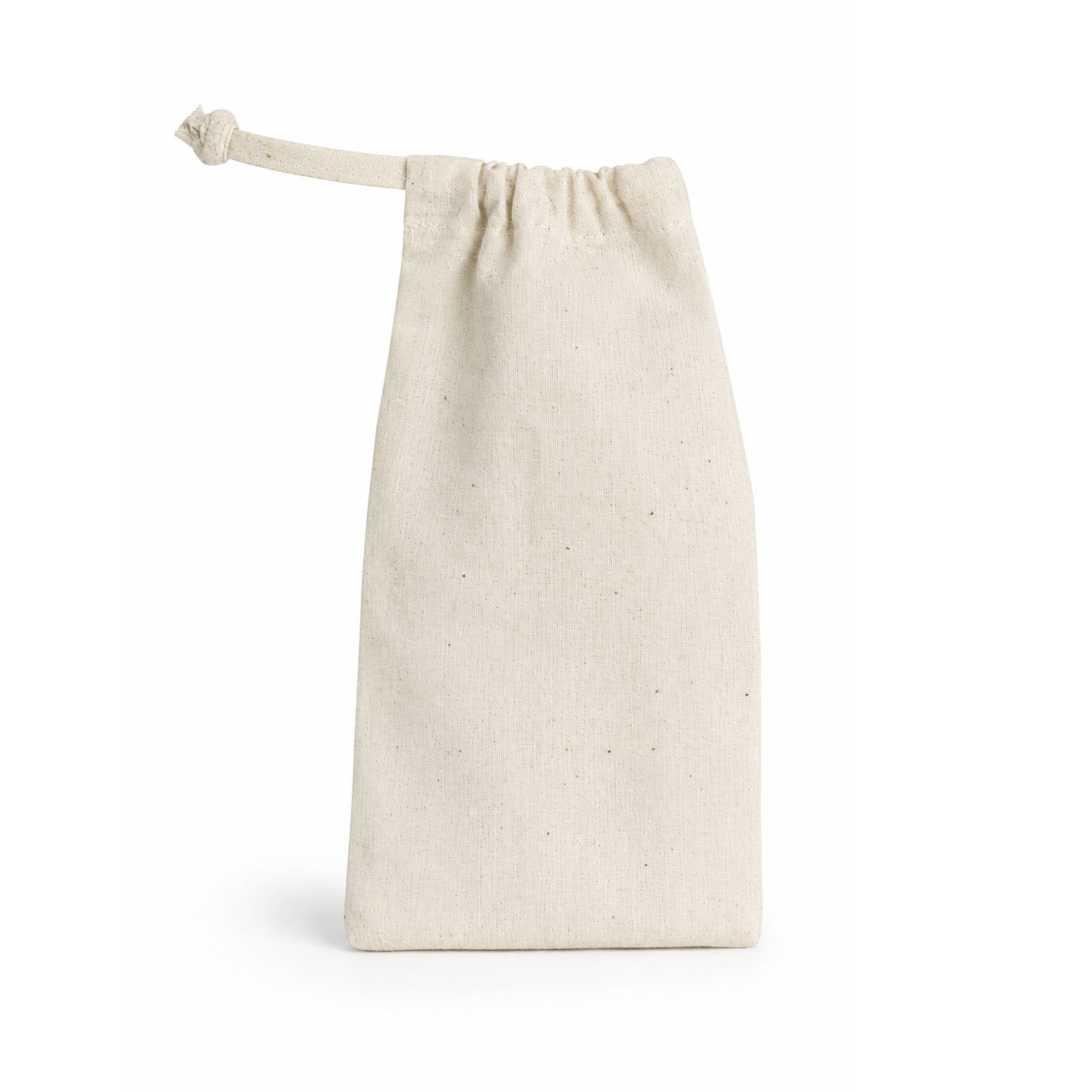 small cotton drawstring bag