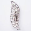 Leave brooch