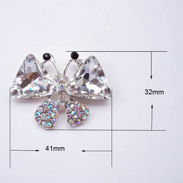 Butterfly Diamond Brooch