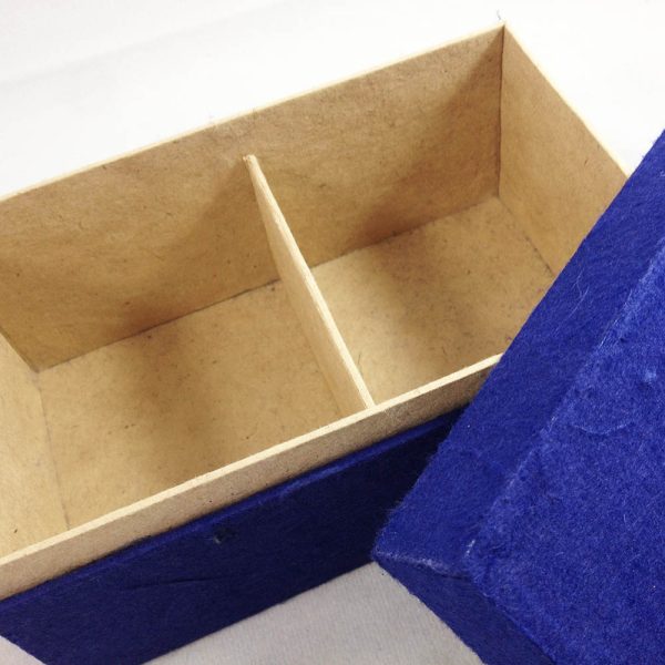 Blue mulberry paper box