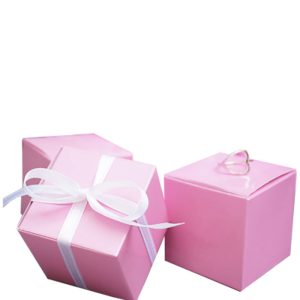Pink Party Favour Boxes
