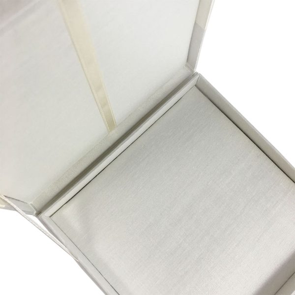 Plain ivory invitation box