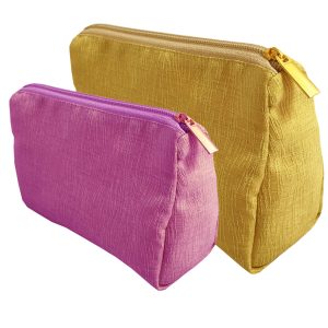 silk cosmetic bags