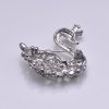 Backside of Luxury Swan Brooch