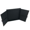 Inside view of a gatefold wedding invitation box