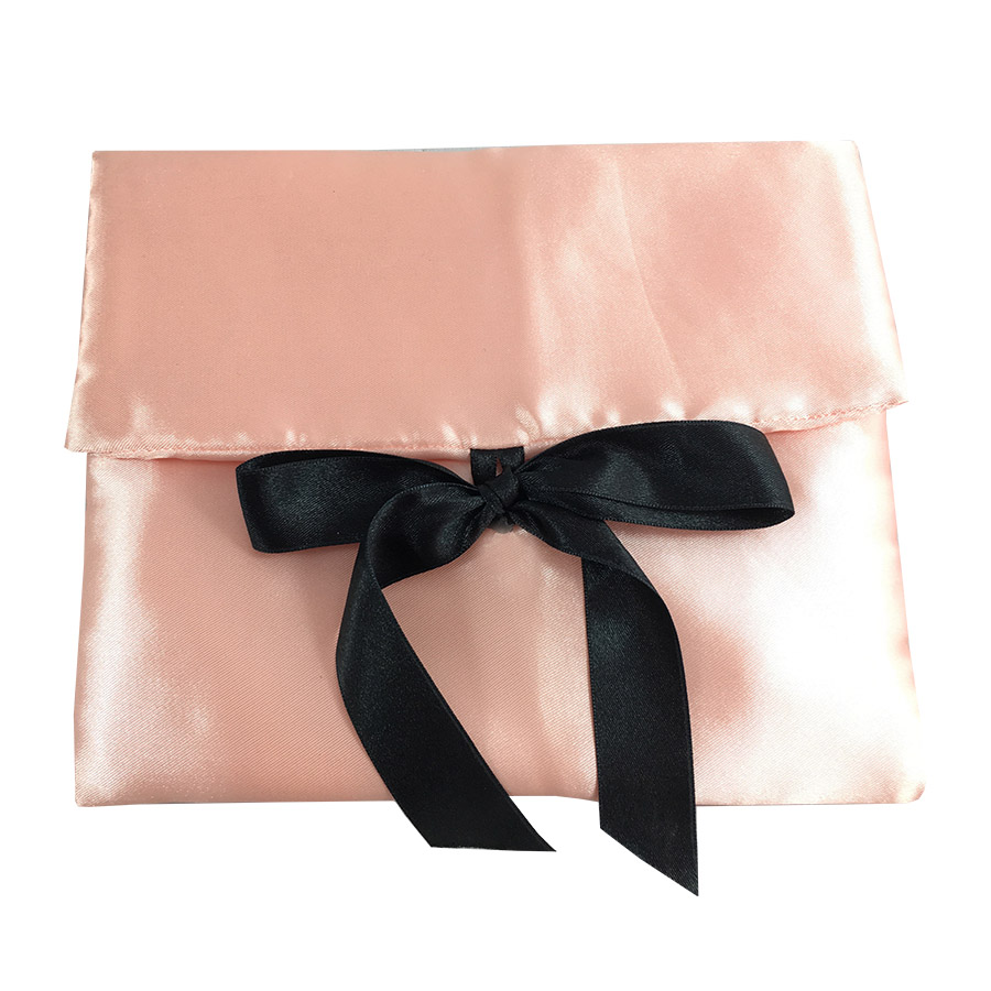 The Black And White Taffeta Silk Lingerie Bag & Personalized Monogram  Embroidery - Luxury Wedding Invitations, Handmade Invitations & Wedding  Favors