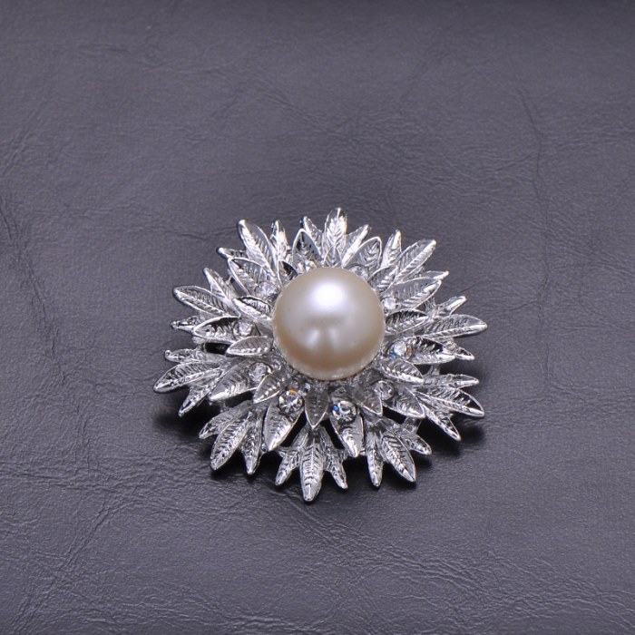 luxury wedding party Bride brooches jewelry Big pearl brooches for