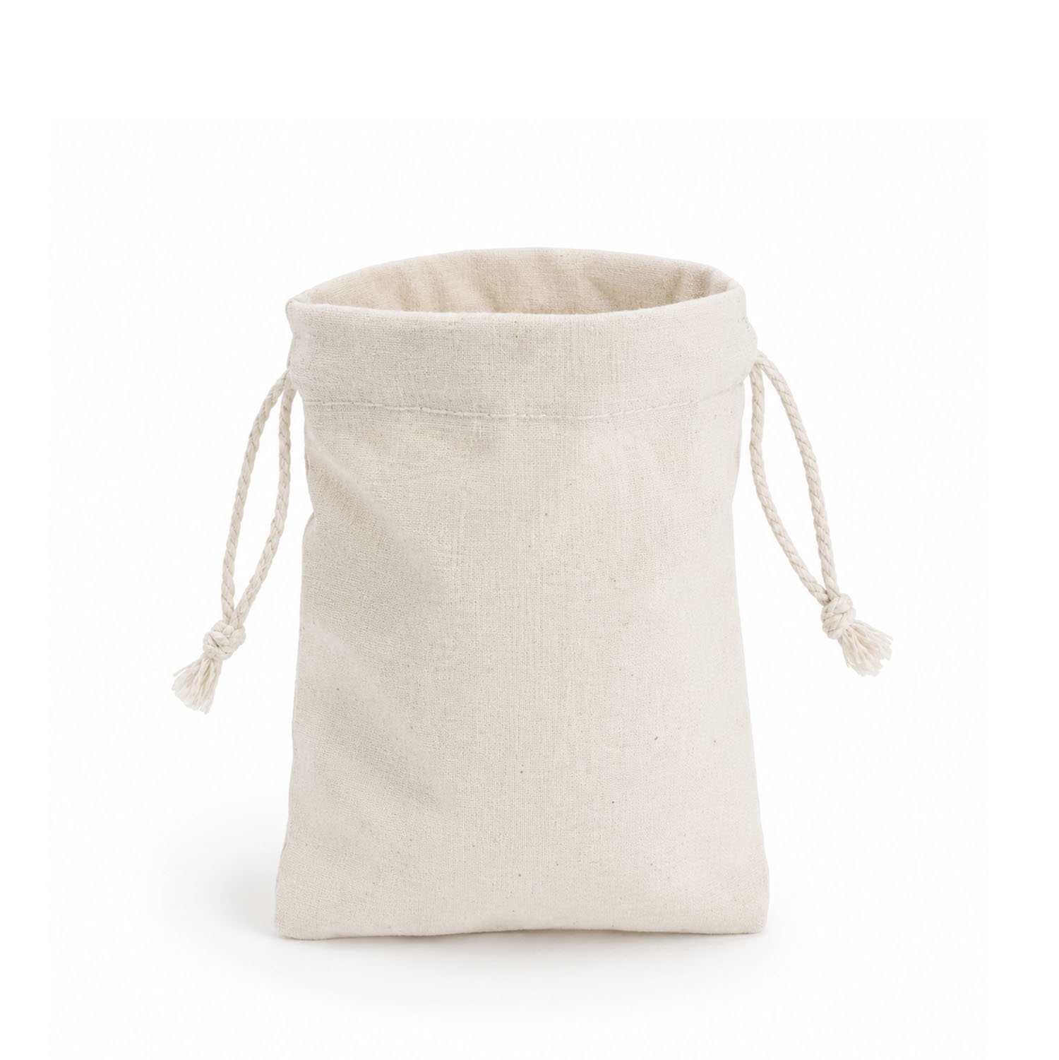 natural cotton muslin bag