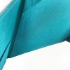 Light Teal Color Silk Wedding Folder & Large Brooch Embellishment - Image 4