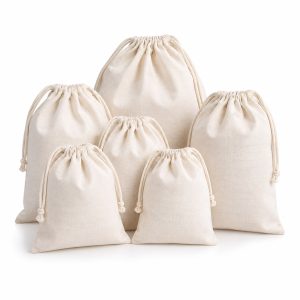 Custom Cotton Drawstring Bags