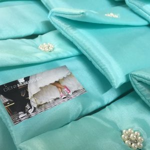 tiffany blue wedding pouches