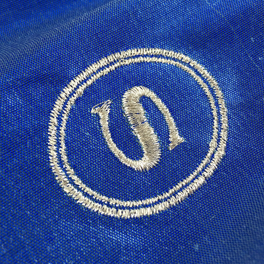 embroidery on silk