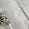 brocade damask silk wedding invitation
