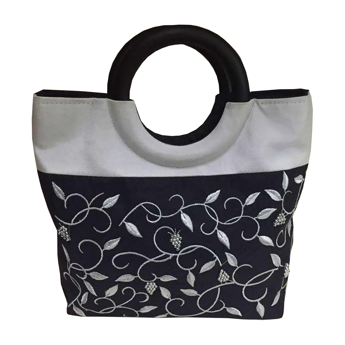 Embroidered Silk Handbag