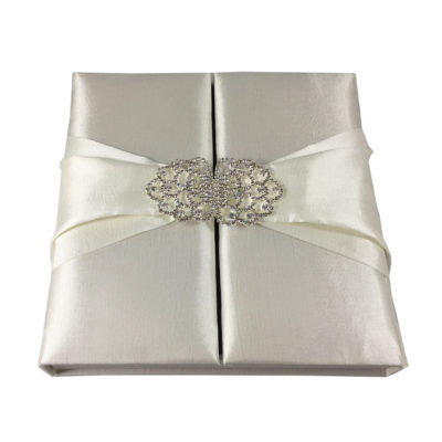 High Quality Taffeta Silk Covered Wedding Invitation Box - Luxury ...