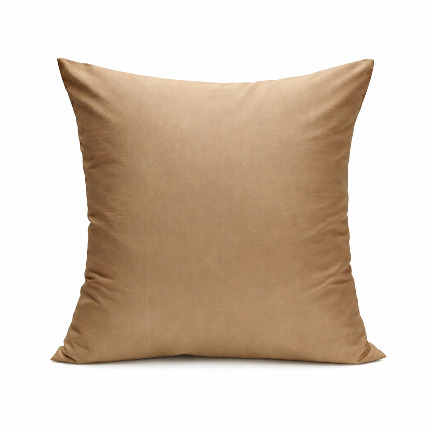Single Thai silk cushion in gold