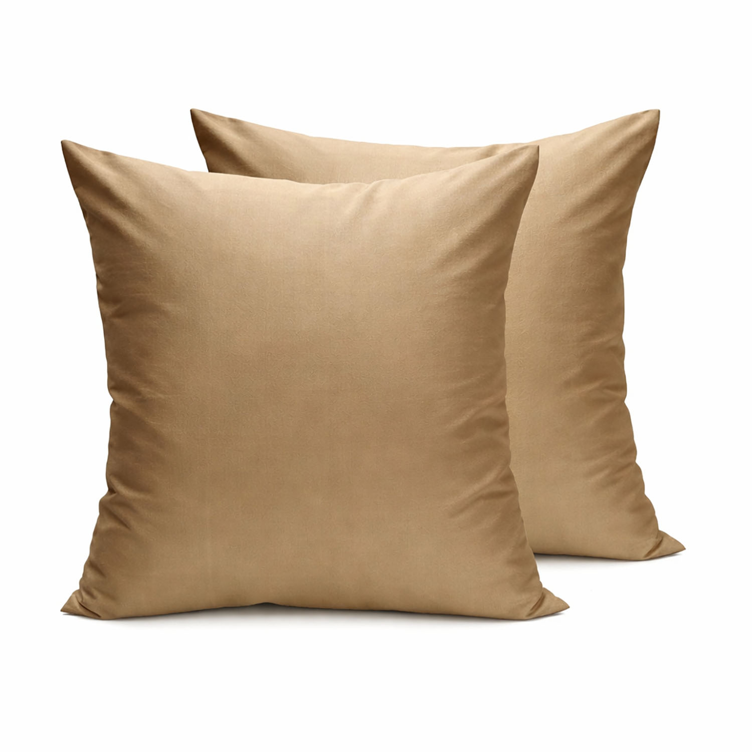 Old gold Thai silk cushion cover