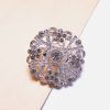 Elegant rhinestone brooch