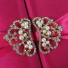 Pearl crown brooch