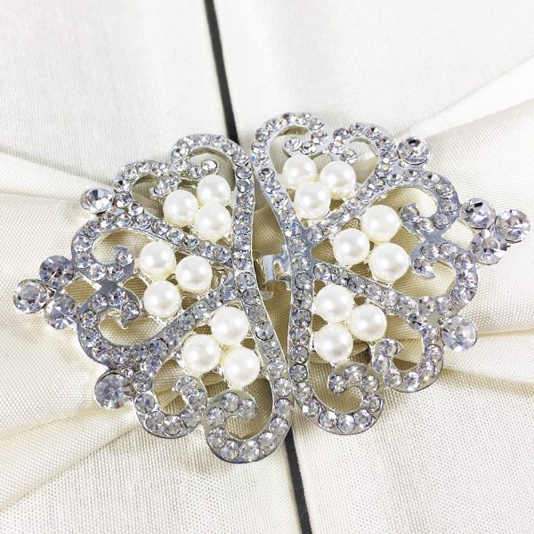 Pearl clasp wedding embellishment