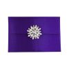 Purple high end invitation envelope