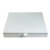 Boxed wedding invitation with white paper