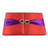 silk box for chocolate and wedding invitations