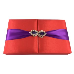 silk box for chocolate and wedding invitations