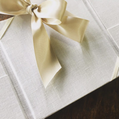 Custom Linen Wedding Invitation Folder