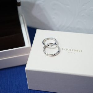 high-end wedding ring packaging box with logo print