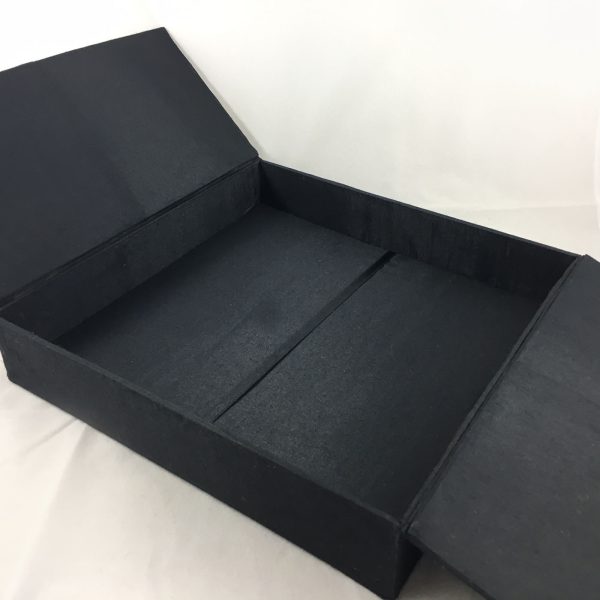 Large black box for funeral and condolence